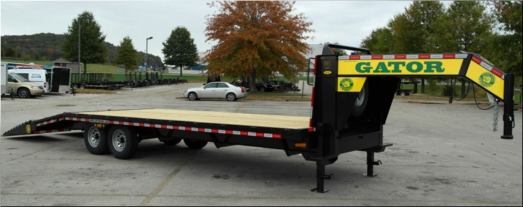 Gooseneck flat bed trailer for sale14k  Morgan County, Ohio